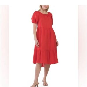 Alessia Pacini Midi Dress size Small 100% linen.